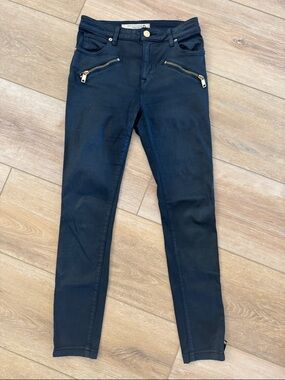 BURBERRY BRIT Black Skinny High Rise Jeans, Size 27